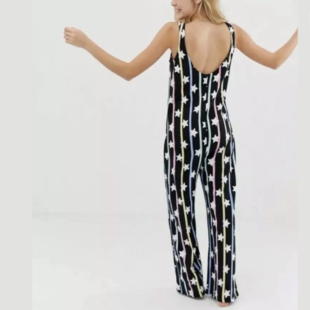 ASOS Star & Stripe Wide Leg Sleeveless Jumpsuit - Picture 2 of 8